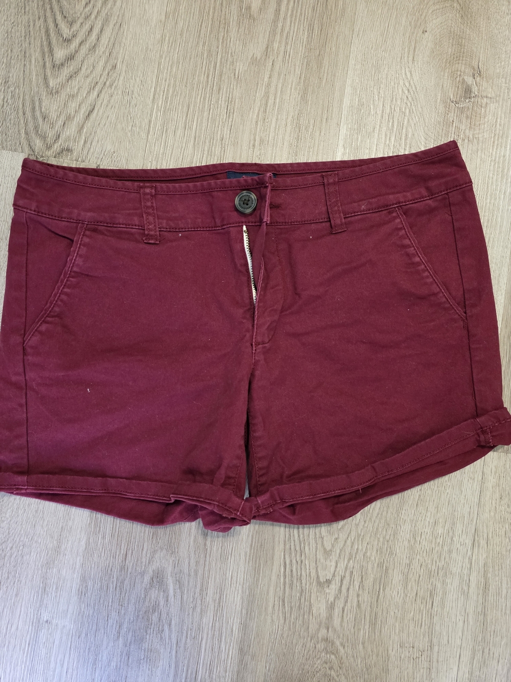 American Eagle Outfitters Maroon Women’s Cotton Shorts
